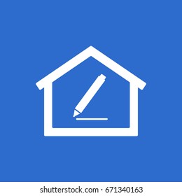 Marker pen  icon, isolated.  Flat  design.
