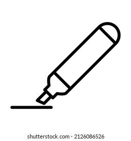 Marker pen icon in trendy vector design illustration