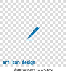 Marker pen icon vector on isolated background