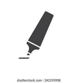Marker Pen, Modern Flat Icon