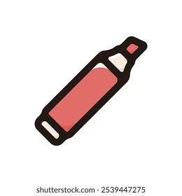 Marker pen outline icon for graphic design, apps and websites