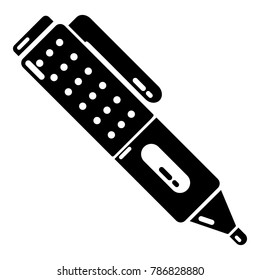 Marker pen school icon. Simple illustration of marker pen school vector icon for web
