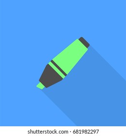 marker pen vector icon