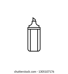 marker, pen, writing icon. Element of education illustration. Signs and symbols can be used for web, logo, mobile app, UI, UX