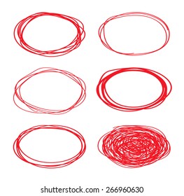 Marker red circle, highlight circle