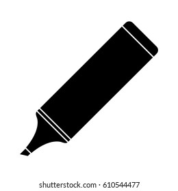 marker school utensil pictogram