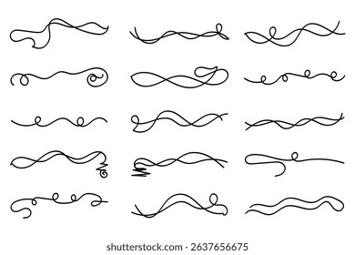 marker scribble line set. Grunge scrawls, charcoal scribbles, rough brush strokes, underlines strikethroughs. Bold charcoal freehand stripes and ink shapes.