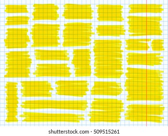 Marker scribbles vector. Big set or simple marks. Marker handmade effect strokes collection. Sketch design elements. Notebook doodles. Scribbles marks for education or business design.