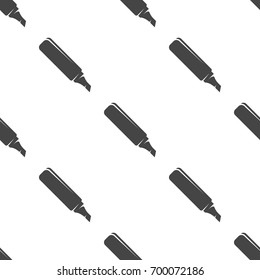 Marker seamless pattern. Vector illustration for backgrounds