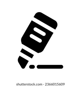 marker solid icon. vector icon for your website, mobile, presentation, and logo design.