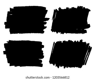 Marker stains.Grunge design elements.