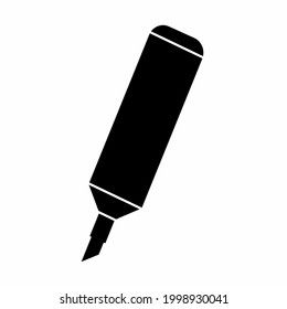 Marcador - Estilo 1. ilustración simple. Trazo editable. vector de plantilla de diseño