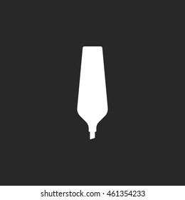 Marker symbol sign simple icon on background