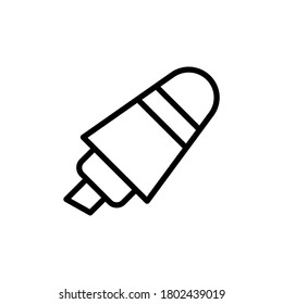 Marker tool icon. Simple line, outline vector elements of cabinet accessories icons for ui and ux, website or mobile application