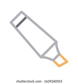 marker vector color line icon 