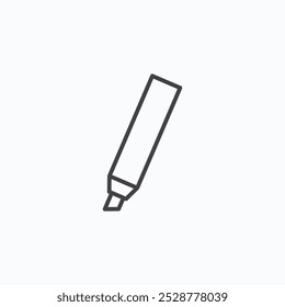 Marker vector flat icon set.eps