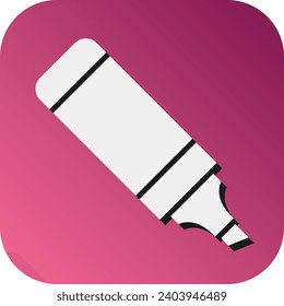 Marker Vector Glyph Gradient Background Icon For Personal And Commercial Use.
