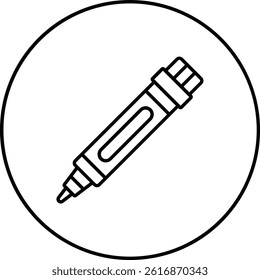 Marker vector icon. Can be used for printing, mobile and web applications.
