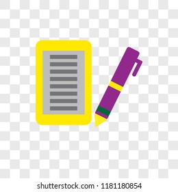 Marker vector icon isolated on transparent background, Marker logo concept