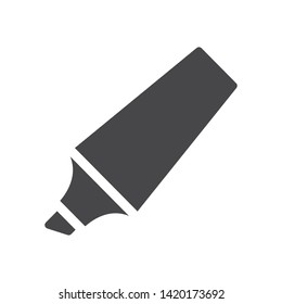 Marker vector icon, simple sign for web site and mobile app.