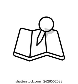 Ilustração de stock do ícone Vetor do Marcador