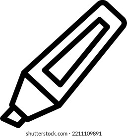 marker Vector illustration on a transparent background.Premium quality symmbols.Stroke vector icons for concept and graphic design.
