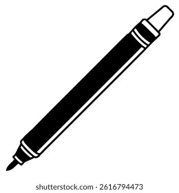 Marker vector on white background