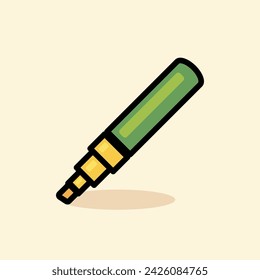 Marker Vector Theme Illustration on Isolated Background. World Art Day Vector Illustration on Isolated Background