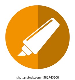 marker write school utensil shadow
