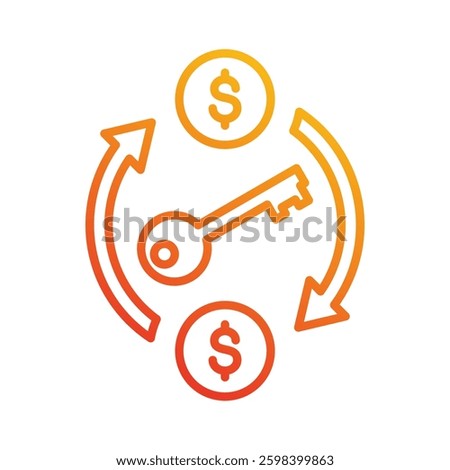 Market Access Icon Element For Design