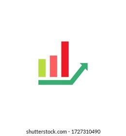 Diseño de iconos vectoriales de la plantilla del logotipo del asesor de mercado
