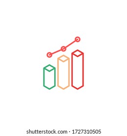 Market advisor logo template vector icon design