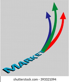 Market
Market,     All elements are in separate layers color can be changed easily