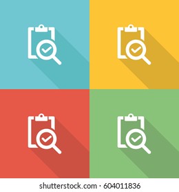 Market Analysis Flat Icon Concept
