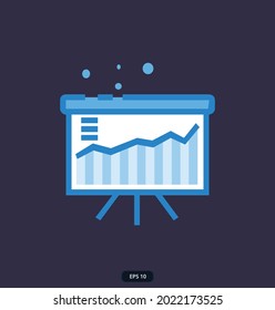 market analysis icon. Business and finance vector  Icons. eps10