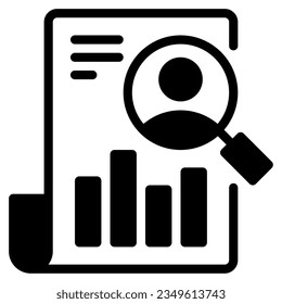 El icono Análisis de mercado se puede usar para aplicaciones, web, etc