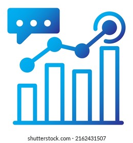 Market Analysis icon design, vector illustration, best used for web app
