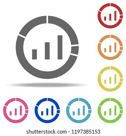 market analysis icon. Elements of Seo & Development in multi colored icons. Simple icon for websites, web design, mobile app, info graphics