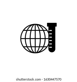 Market analysis icon. New trendy market analysis vector illustration symbol