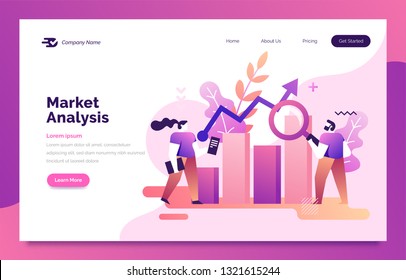 Market Analysis Landing page for web
