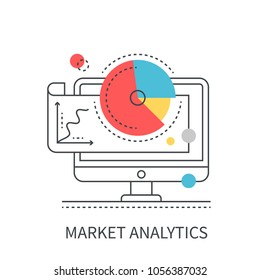 Market analytics concept