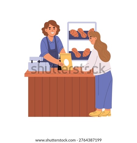 Market Bargaining  vector concept illustration EPS file
