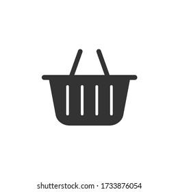 Market Basket Vector Icon Design