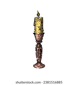 candelero de mercado dibujado a mano. análisis de datos, stock de gráficos, boceto vectorial de candlestick del mercado de divisas. ilustración de color aislado