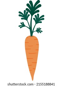 Market carrot icon. Vector icon for web design isolated on white background