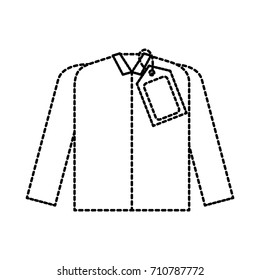 market clothes price tag new wear shirt