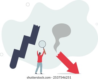 Análisis de crisis de mercado, aprender de datos de crisis y recesión, analizar o medir el concepto de desaceleración de la inversión.