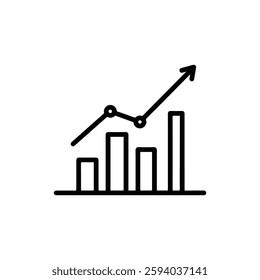 Market Depth Flat Icon – A Stock Trading and Financial Market Symbol for Liquidity and Order Book Analysis
