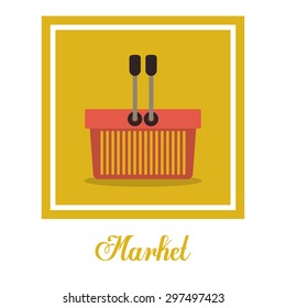 Market digital design, vector illustration eps 10