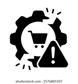 Market Disruption Icon Element For Design